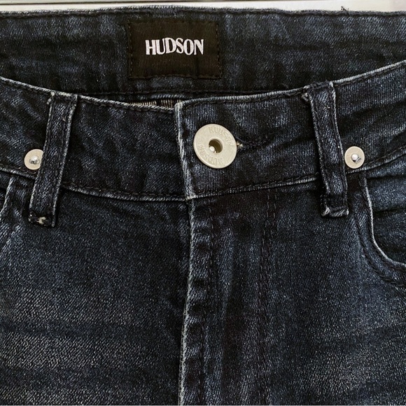 Hudson | Girls Stretch Skinny Jeans Dark Wash Ankle Size 16 - Picture 5 of 7